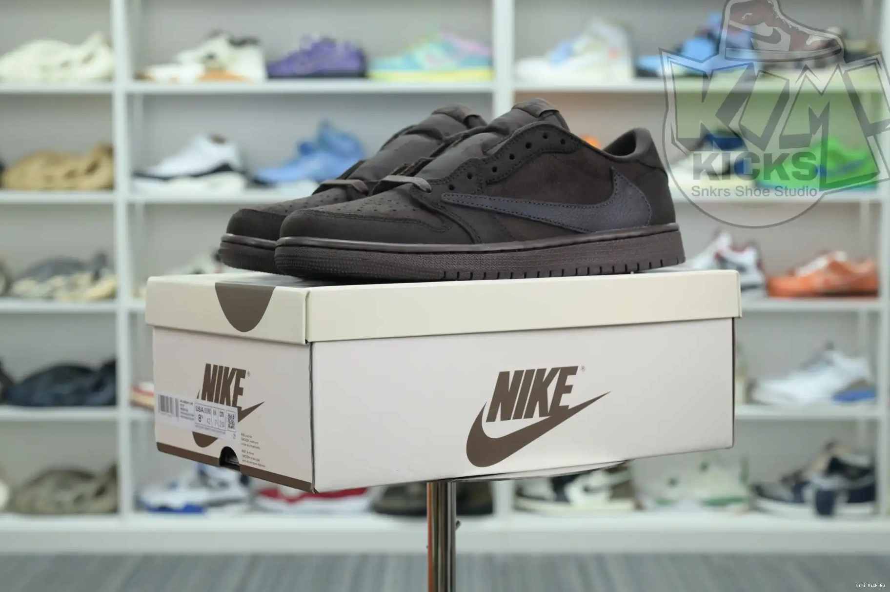 1 Kimikick Jordan Air OG“Velvet Travis Scott x Brown” Jordan Low 0706